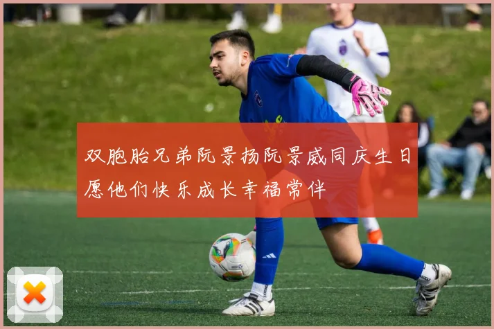 双胞胎兄弟阮景扬阮景威同庆生日愿他们快乐成长幸福常伴